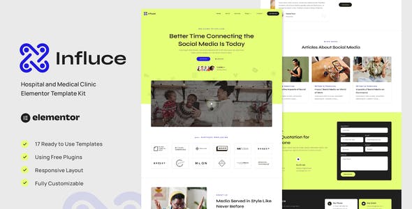 Influce – Marketing Agency & Influencer Elementor Template Kit Influce – Marketing Agency & Influencer Elementor Template Kit