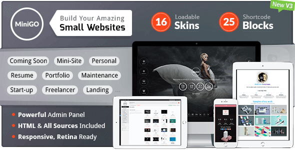 Minigo – Luxury Mini Site Multi-Purpose Placeholder Wp Plugin Minigo – Luxury Mini Site Multi-Purpose Placeholder Wp Plugin