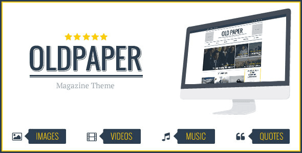 Oldpaper – Ultimate Magazine & Blog Theme Oldpaper – Ultimate Magazine & Blog Theme