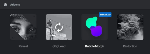 Slider Revolution Bubblemorph AddOn