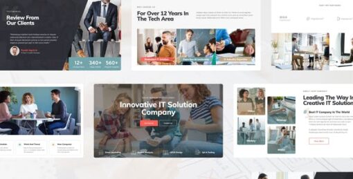Techiz | IT Solutions & Services Company Elementor Template Kit
