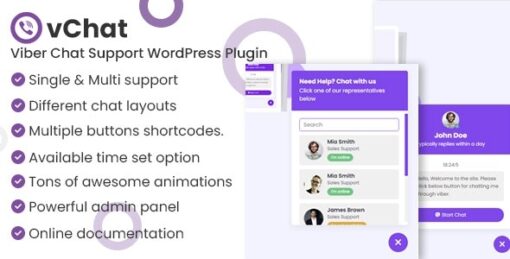 vChat – Viber chat support