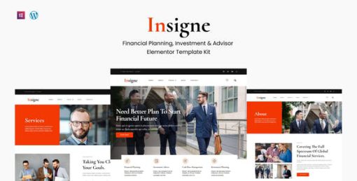 Insigne – Financial Business & Investment Elementor Template Kit