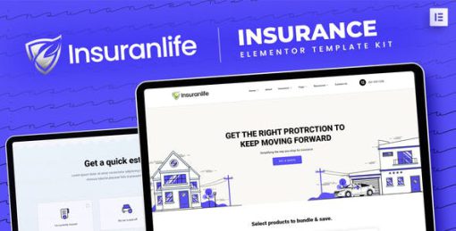 Insuranlife – Insurance Agency Elementor Template Kit