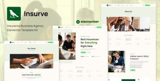 Insurve – Insurance Business Agency Elementor Template Kit