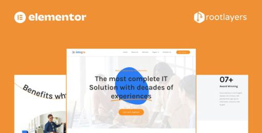 Integra – IT Solution & Services Elementor Pro Full Site Template Kit