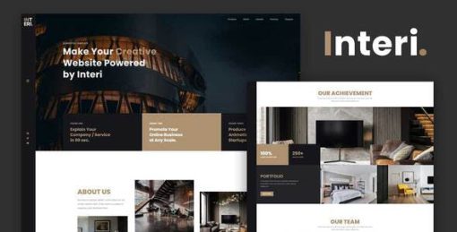 Interi – Creative Elementor Template Kit