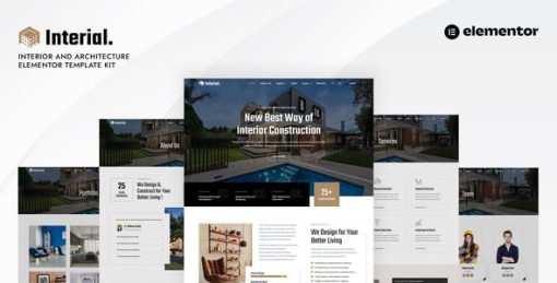 Interial – Interior & Architecture Elementor Template Kit