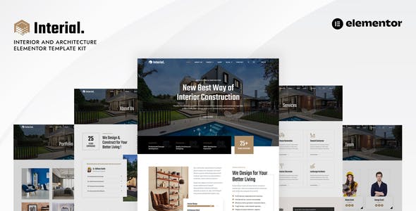 Interial – Interior & Architecture Elementor Template Kit Interial – Interior & Architecture Elementor Template Kit