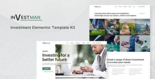 Investman – Invesment Consultant Elementor Template Kit