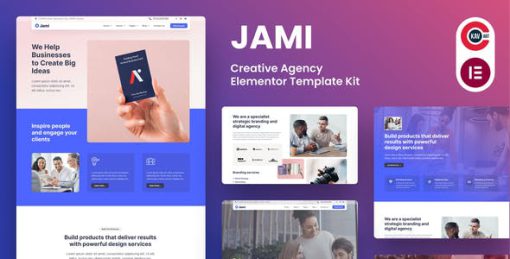 Jami – Creative Agency Elementor Template Kit