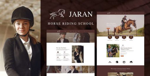 Jaran – Horse Riding School Elementor Template Kit