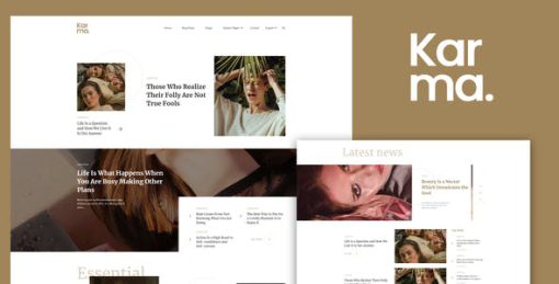 Karma – Blog & Magazine Elementor Template Kit