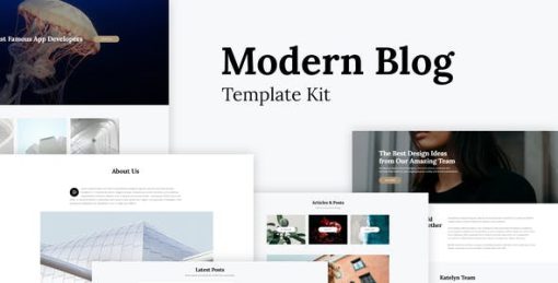 Katelyn – Modern Blog Template Kit