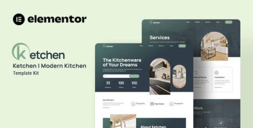 Ketchen – Modern Kitchen Elementor Template Kit