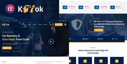 Ketok – Auto Detailing & Repair Business Elementor Pro Template Kit