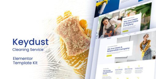 Keydust – Cleaning Service Elementor Template Kit