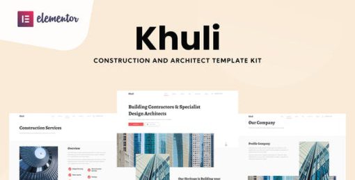 Khuli – Construction & Architecture Elementor Pro Template Kit