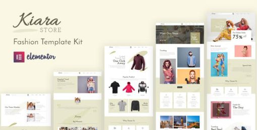 Kiara – Fashion Elementor Template Kit