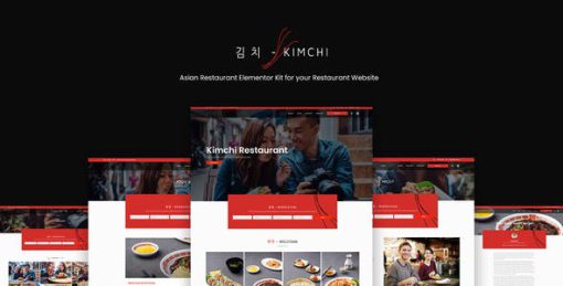 Kimchi – Asian Restaurant & Cafe Elementor Template Kit