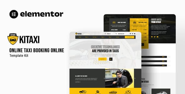Kitaxi – Online Taxi Booking Elementor Template Kit Kitaxi – Online Taxi Booking Elementor Template Kit
