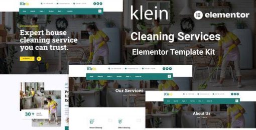 Klein – Cleaning Services Elementor Template Kit
