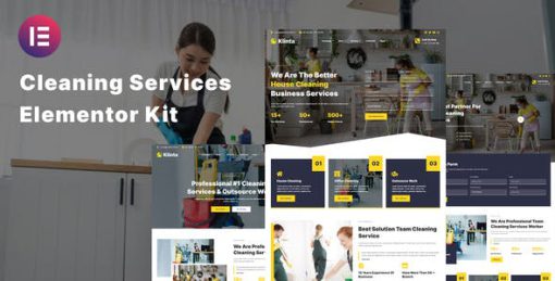 Klinta – Cleaning Services Elementor Template Kit