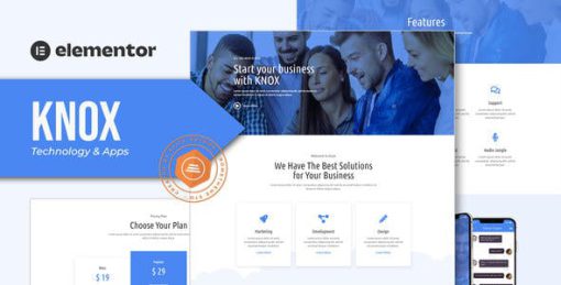 Knox – Technology & Apps Template Kit