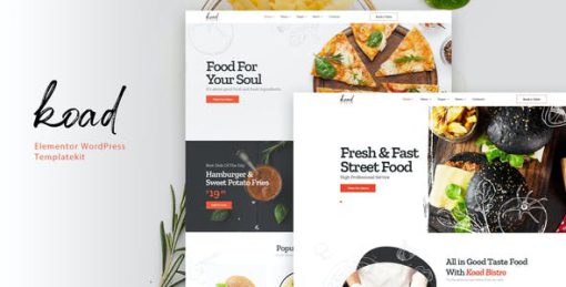 Koad – Restaurant & Bistro Elementor Template Kit