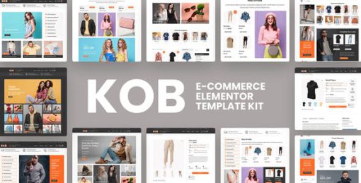 Kob – E-Commerce Elementor Pro Template Kit