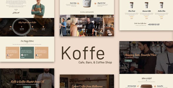 Koffe – Cafe & Coffee Shop Template Kit Koffe – Cafe & Coffee Shop Template Kit