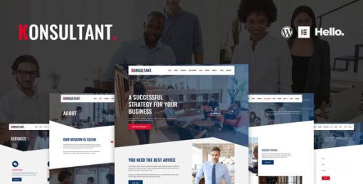 Konsultant – Consultancy Firm Elementor Template Kit