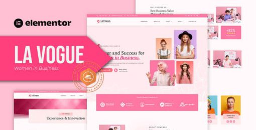 La Vogue – Feminine Business Elementor Template Kit