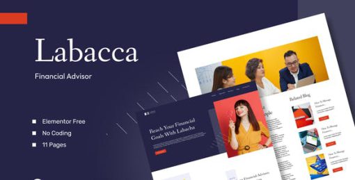 Labacca – Financial Advisor Elementor Template Kit