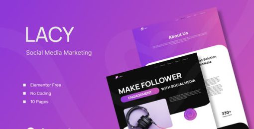 Lacy – Social Media Marketing Template Kits