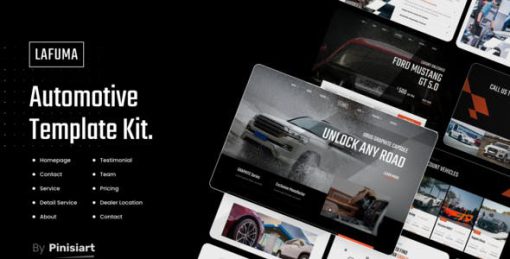 Lafuma – Car Rental & Auto Dealer Elementor Template Kit