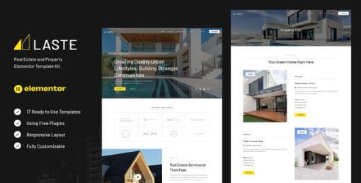 Laste – Real Estate & Property Elementor Template Kit