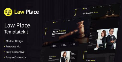 Law Place – Legal and Law Firm Elementor Template Kit