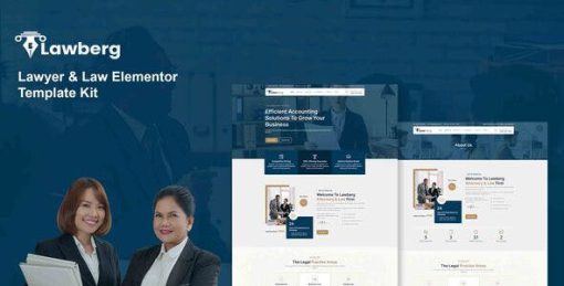 Lawberg – Lawyer & Legal Firm Elementor Template Kit