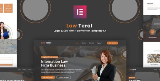 LawTeral – Legal & Law Firm Elementor Template Kit