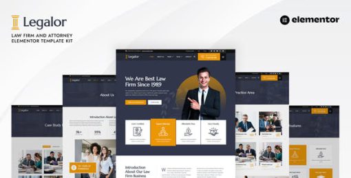 Legalor – Law Firm & Attorney Elementor Template Kit