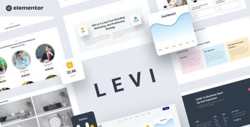Levi – Digital Marketing Elementor Template Kit