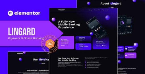 Lingard – Payment & Online Banking Elementor Template Kit