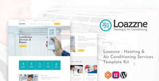 Loazzne – Heating & Air Conditioning Services Template Kit