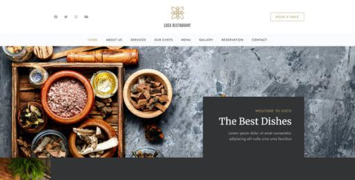 Loco Restaurant – Template Kit