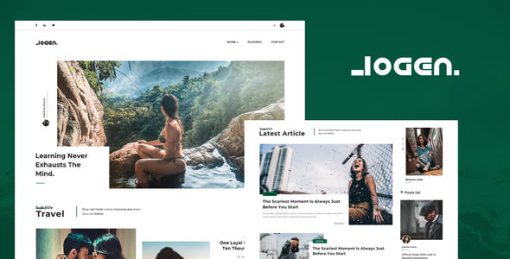 Logen – Lifestyle Blog Elementor Template Kit