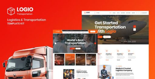 Logio – Logistics & Transportation Elementor Template Kit