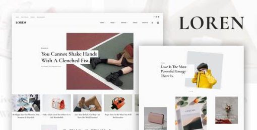 Loren – Blog & Magazine Elementor Template Kit