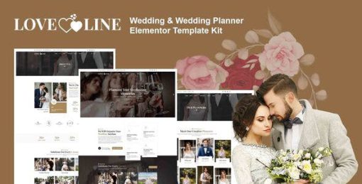 Loveline – Wedding & Wedding Planner Elementor Pro Template Kit
