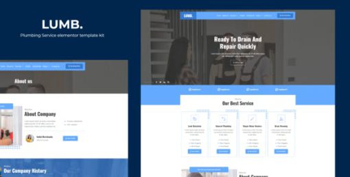 Lumb – Plumbing Service Elementor Template Kit